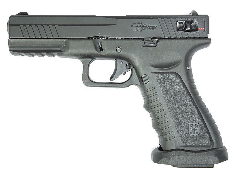 APS Black Hornet (Co2 Pistol - Semi/Fully Automatic - Black)