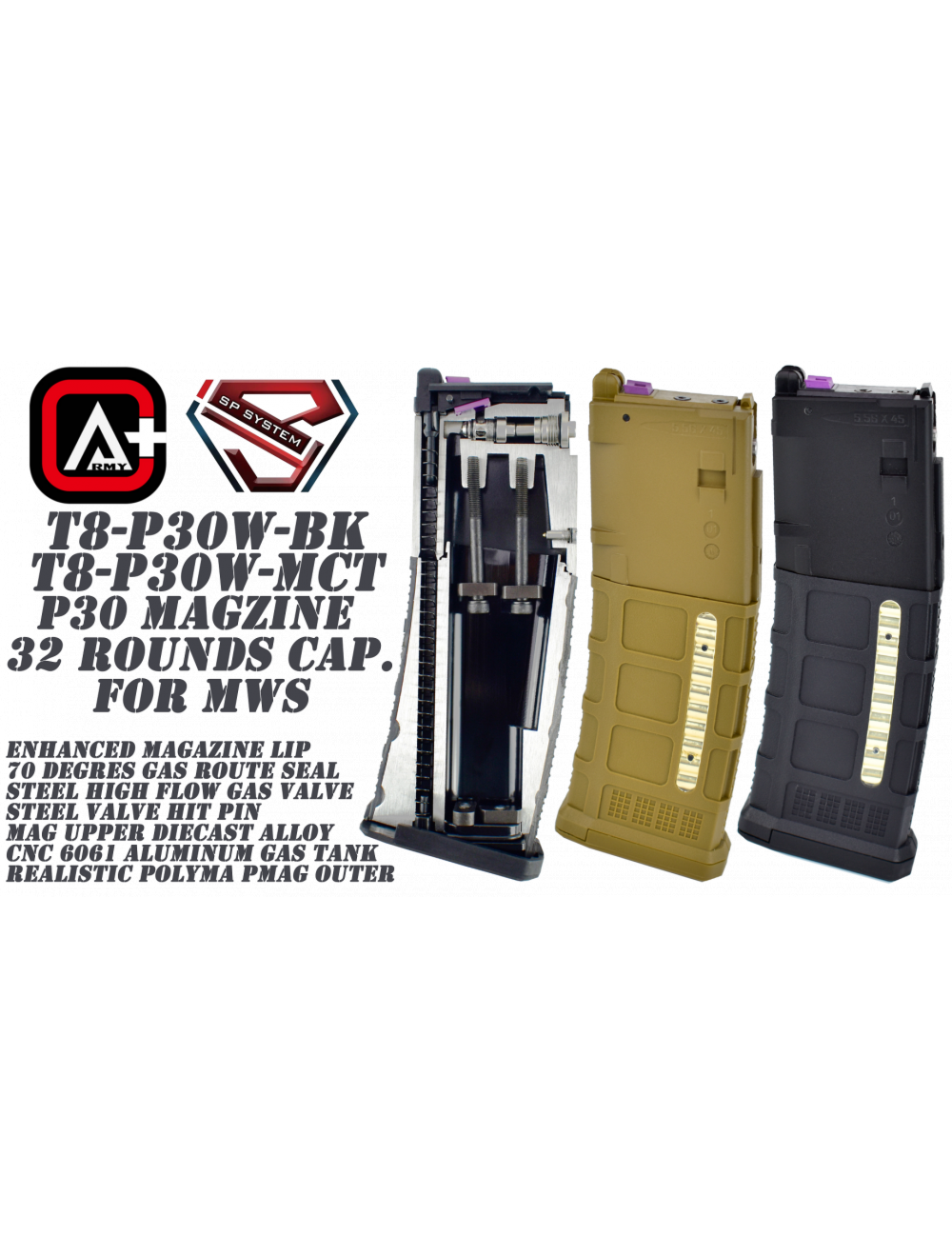 SP System MWS Co2 Series Magazine - Works with Cyma/Double Eagle