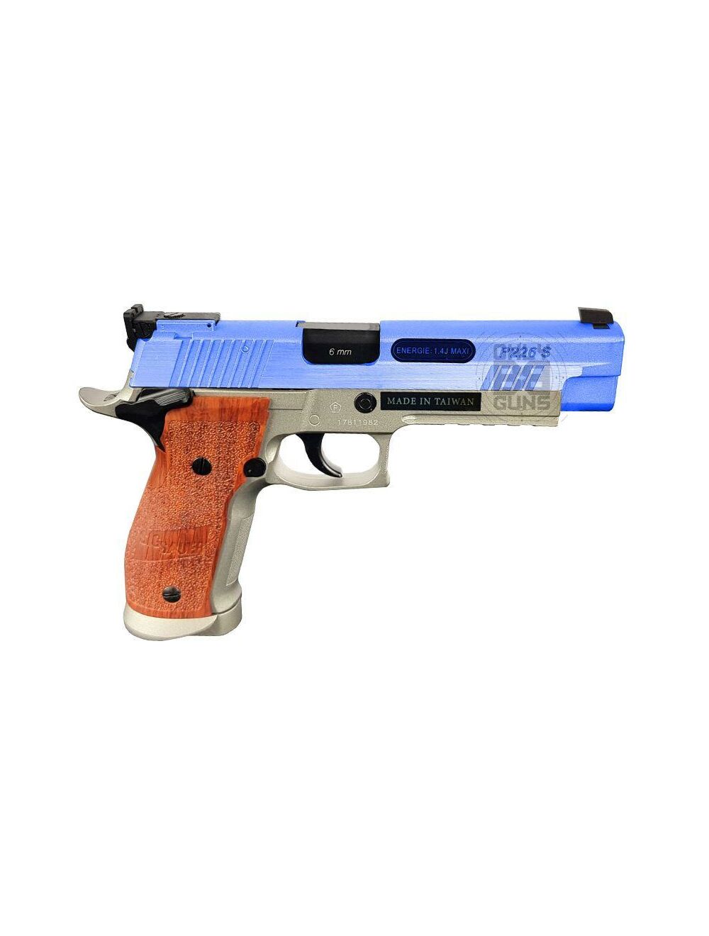 Sig Sauer X-Five Hairline BAX Co2 Blowback Pistol (Silver