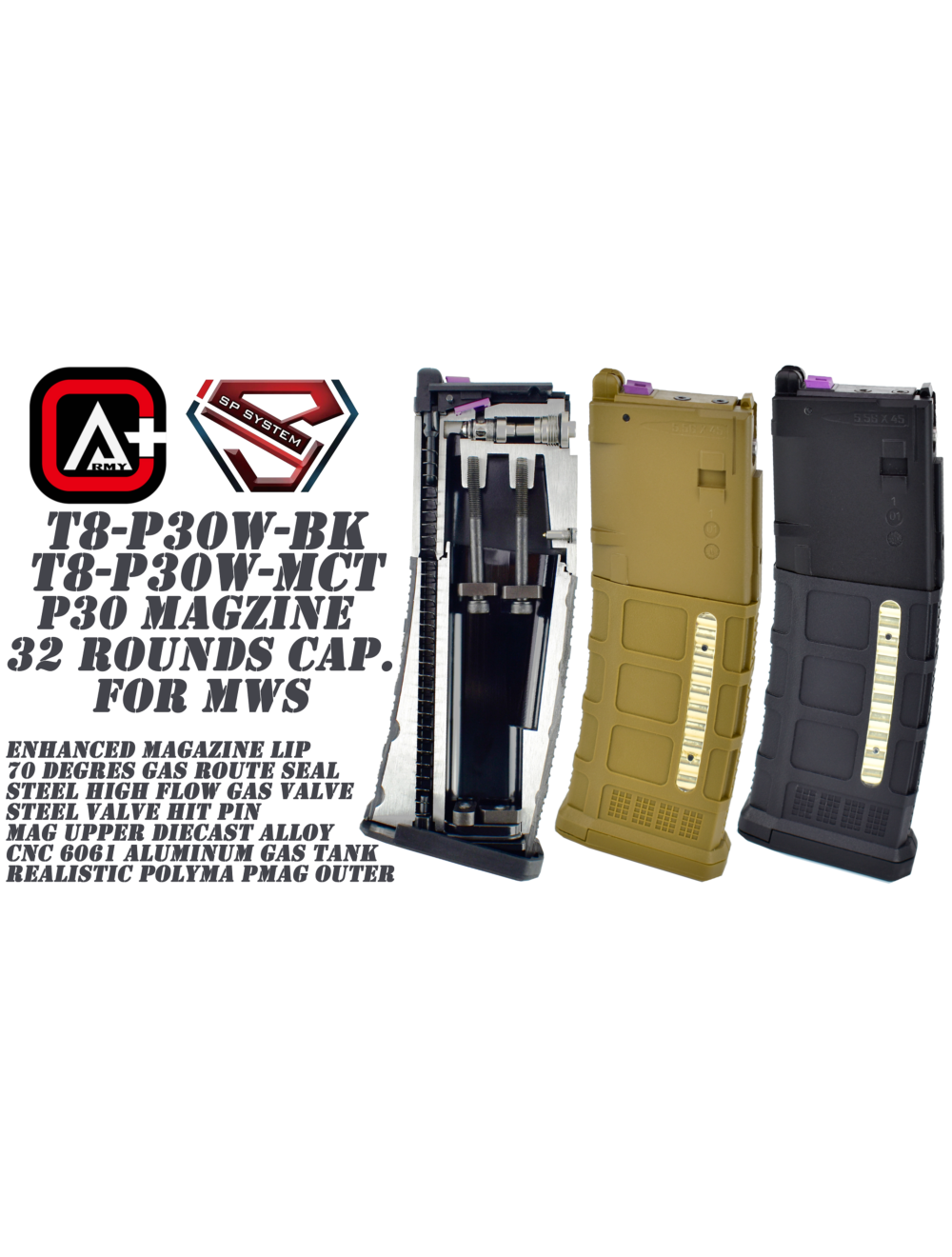 SP System MWS Co2 Series Magazine - Works with Cyma/Double Eagle