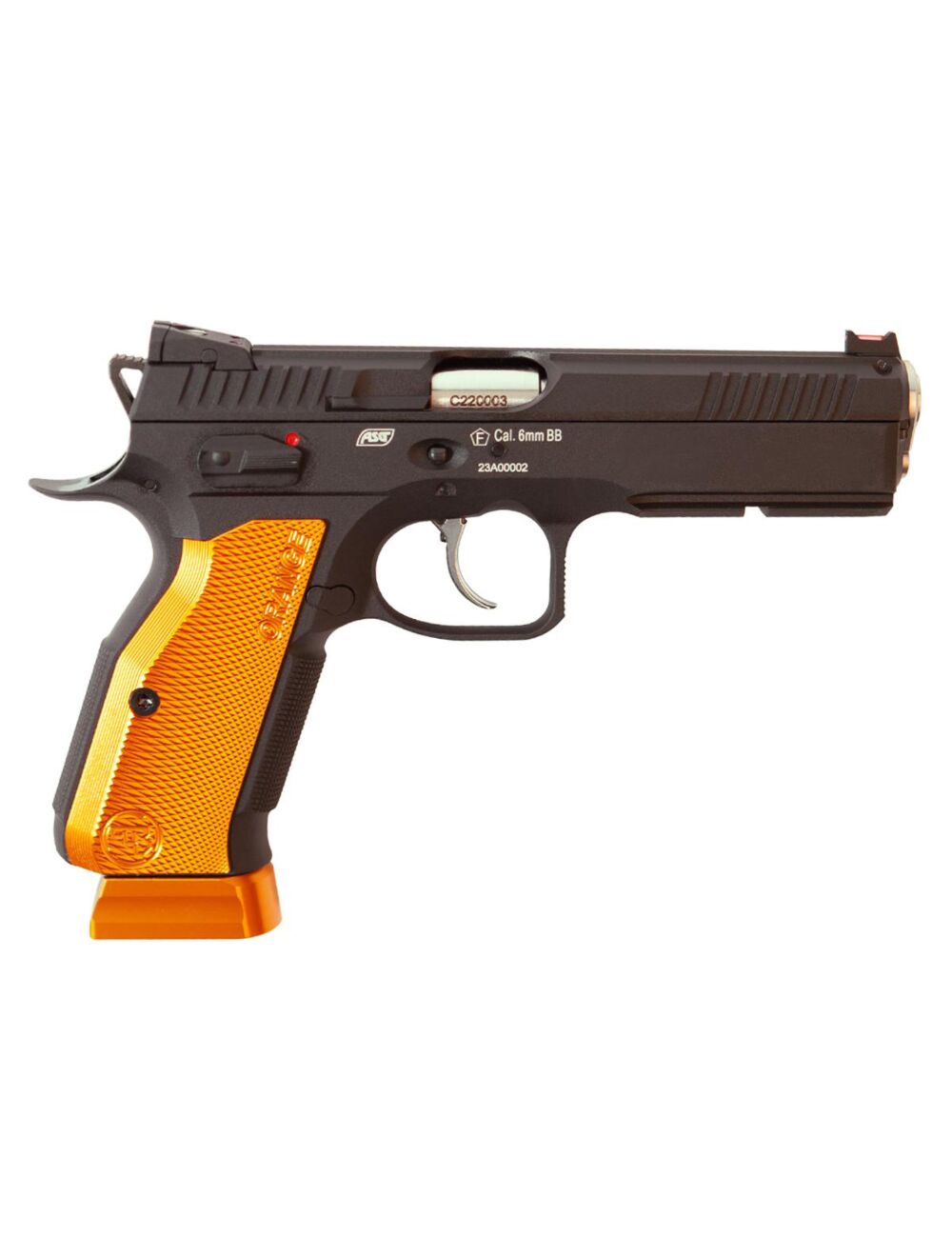 KJWorks CZ Shadow 2 Co2 Blowback Pistol Orange