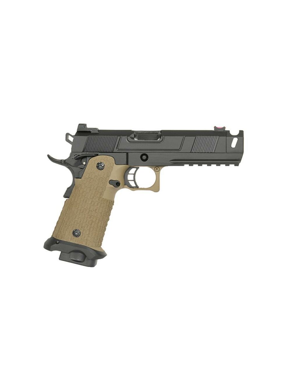 Army Custom 5.1 Hi-Capa with Costa Compensator (Full Metal - Tan