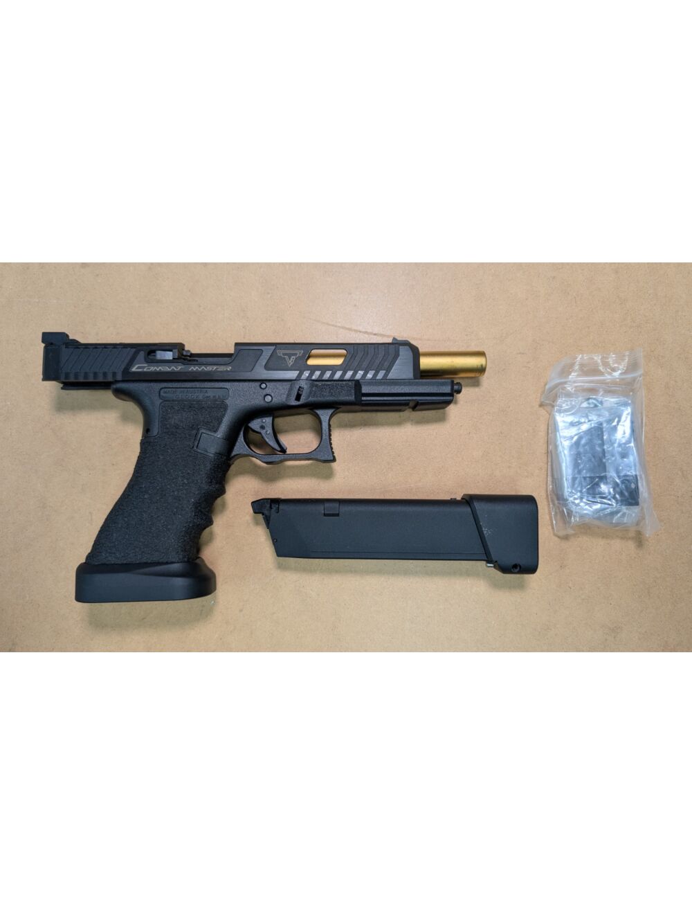 GHK Glock x TTI G34 MOS Combat Master JW2 GBBP by EMG (Steel Slide)
