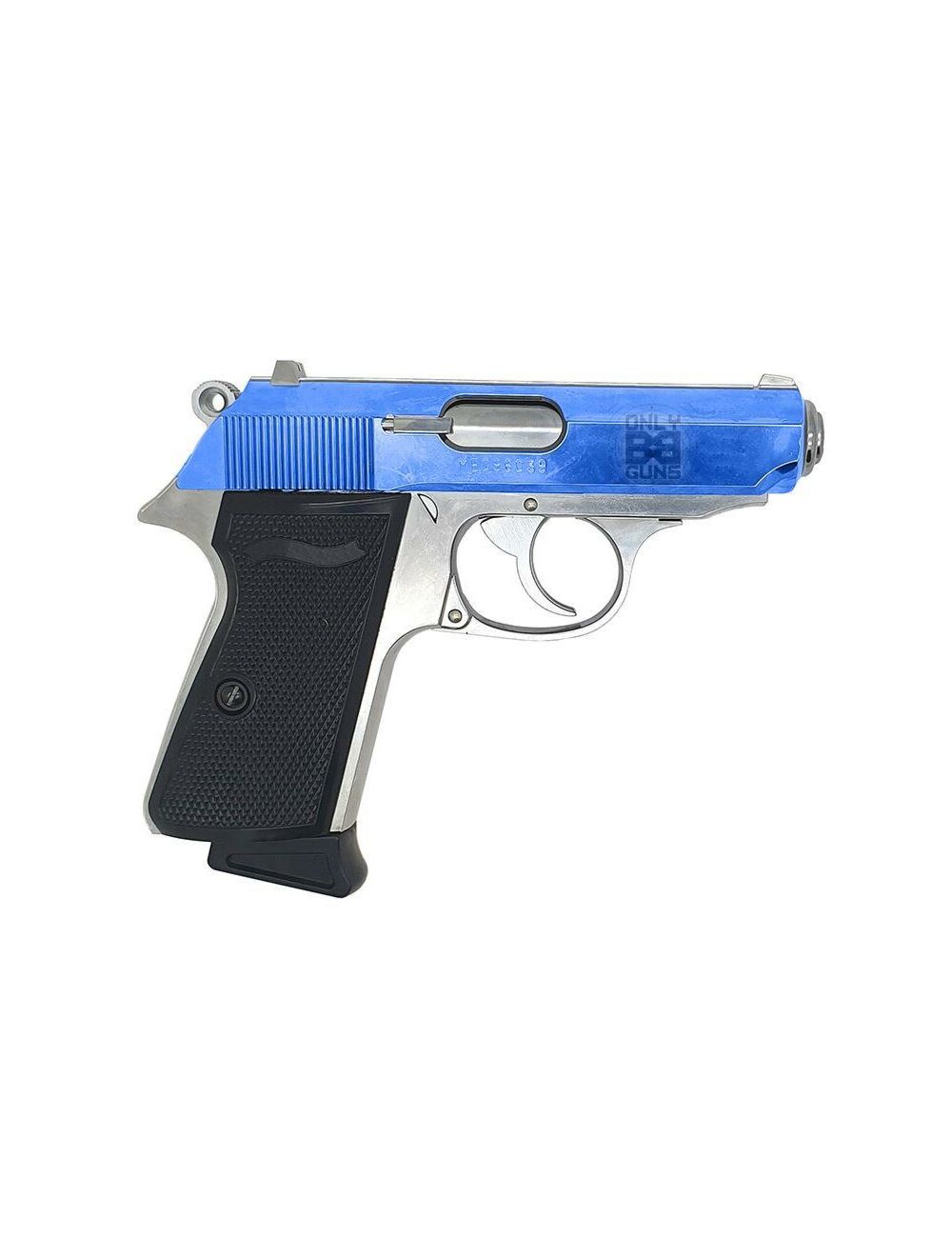 Maruzen PPK Gas Blowback Pistol (Silver - NS-12800)