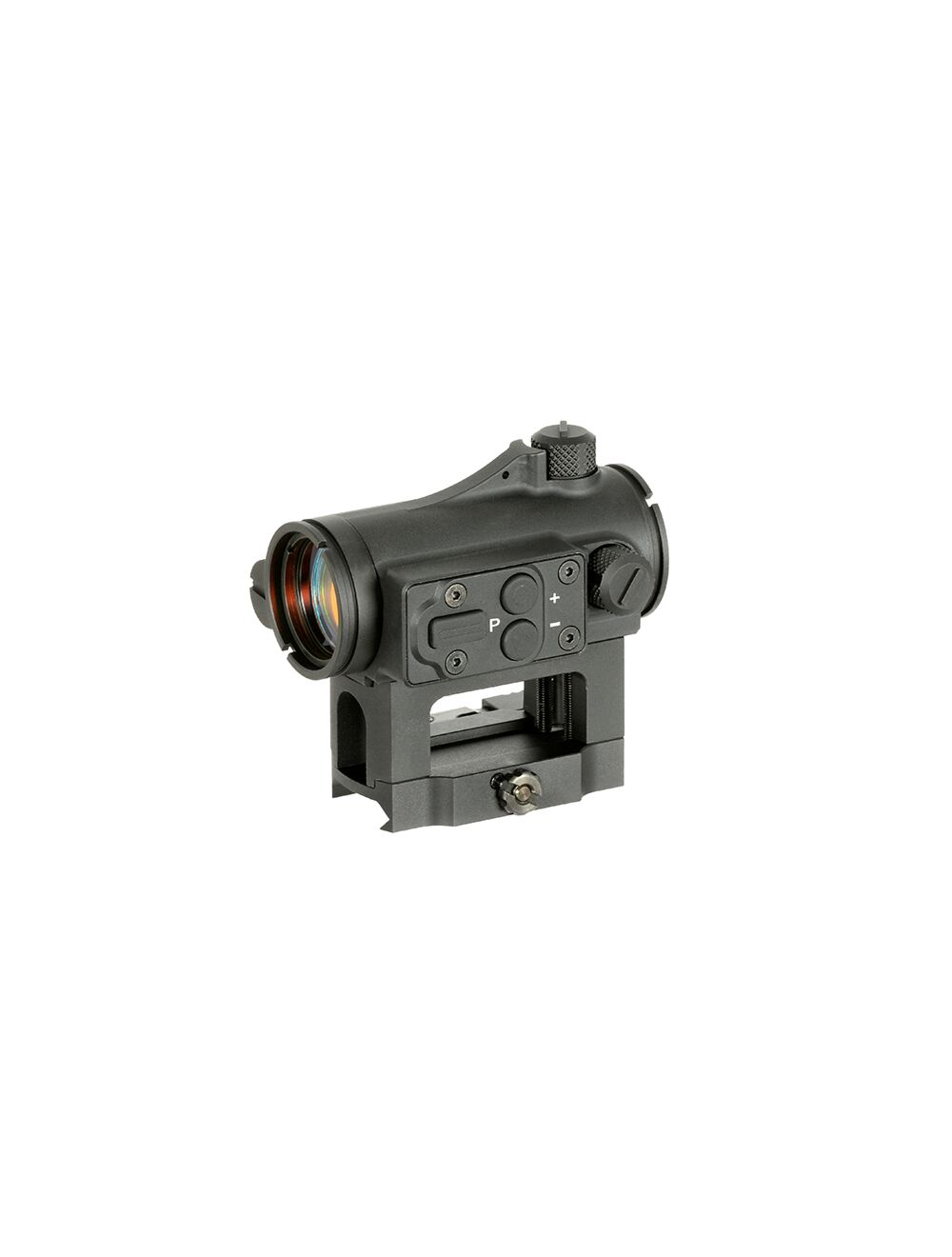 JJ Airsoft ZV-1 Collimator Replica with Low and High Mount (Black)
