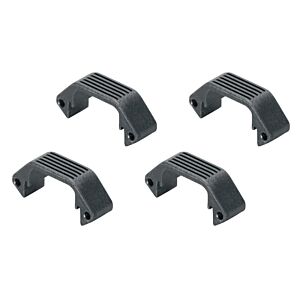 Ares Amoeba Handguard Half Unit (Black - 4 Pieces Set) (AM-DH-015-BK)