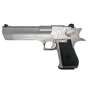 Magnum Research Inc. Desert Eagle 50AE GBBP (90510 - Licensed by Cybergun - Made by WE - Silver)