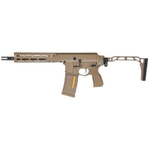 Double Eagle 10.5 DWS-180 w/ Folding Stock - Gas Blowback Rifle (MWS System / Steel Bolt - G107A-02 TAN)