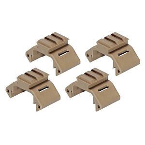 Ares Amoeba Handguard Rail Unit (Tan - 4 Pieces Set) (AM-DH-011-DE)