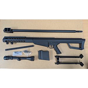 Galaxy - M82A1 Bolt Action Sniper Rifle with Scope and Bipod (Black - G31C)