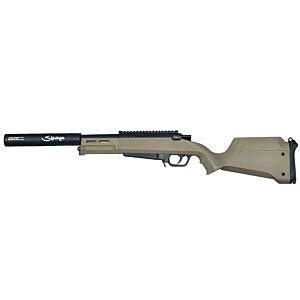 Ares x Amoeba Striker Knee Capper Airsoft Sniper Rifle in Flat Dark Earth