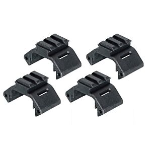 Ares Amoeba Handguard Rail Unit (Black - 4 Pieces Set) (AM-DH-011-BK)