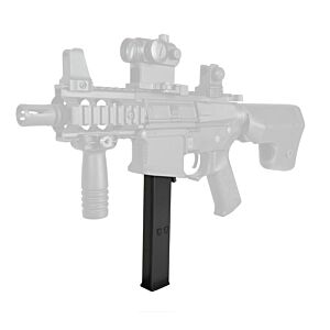Ares Adaptor Set 9mm Magazine For M4's (Inc. 45 Round 9mm Magazine - Black - MAG-038-BK)