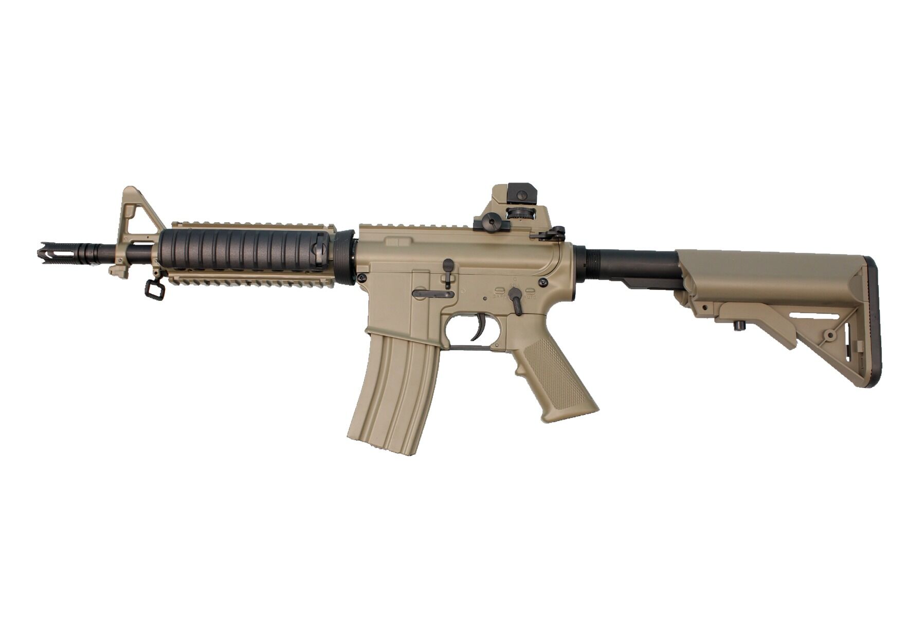 Double Bell  M4 CQB (Polymer Body/Full Metal Gearbox - H061T - Tan)