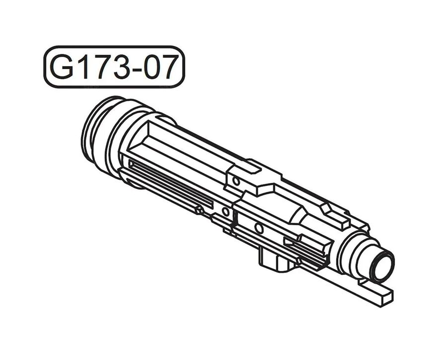 GHK Original Parts - Glock G17 Gen3 Piston / Loading Nozzle for GBB Airsoft ( G175-07 )