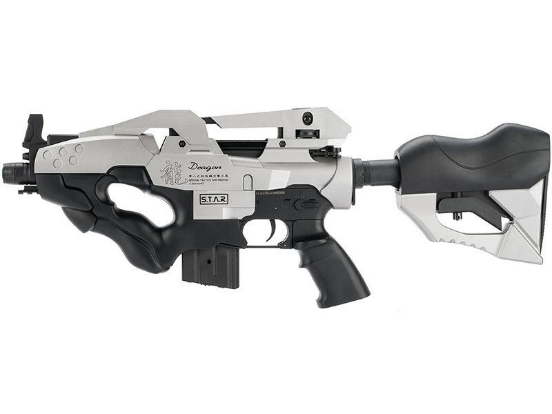 ツ*キ様 AIR SOFT GUN THUNDERBOLT S JG Ika Zuchi Thunder Maul AEG | Sci-Fi Custom Airsoft Rifle
